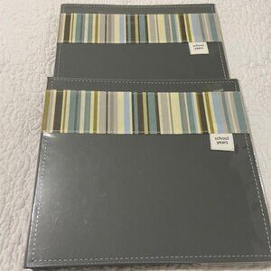 Lot of 2 Pre-Designed Scrapbook for School Years 8x8 by Colorbok
